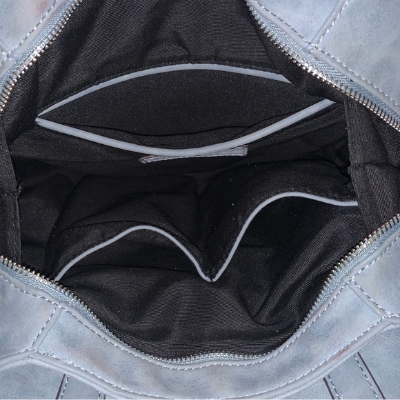 FREE PEOPLE LEATHER TEAL WOMEN BAG WITH ADJUSTABLE STRAP - Picture 14 of 16